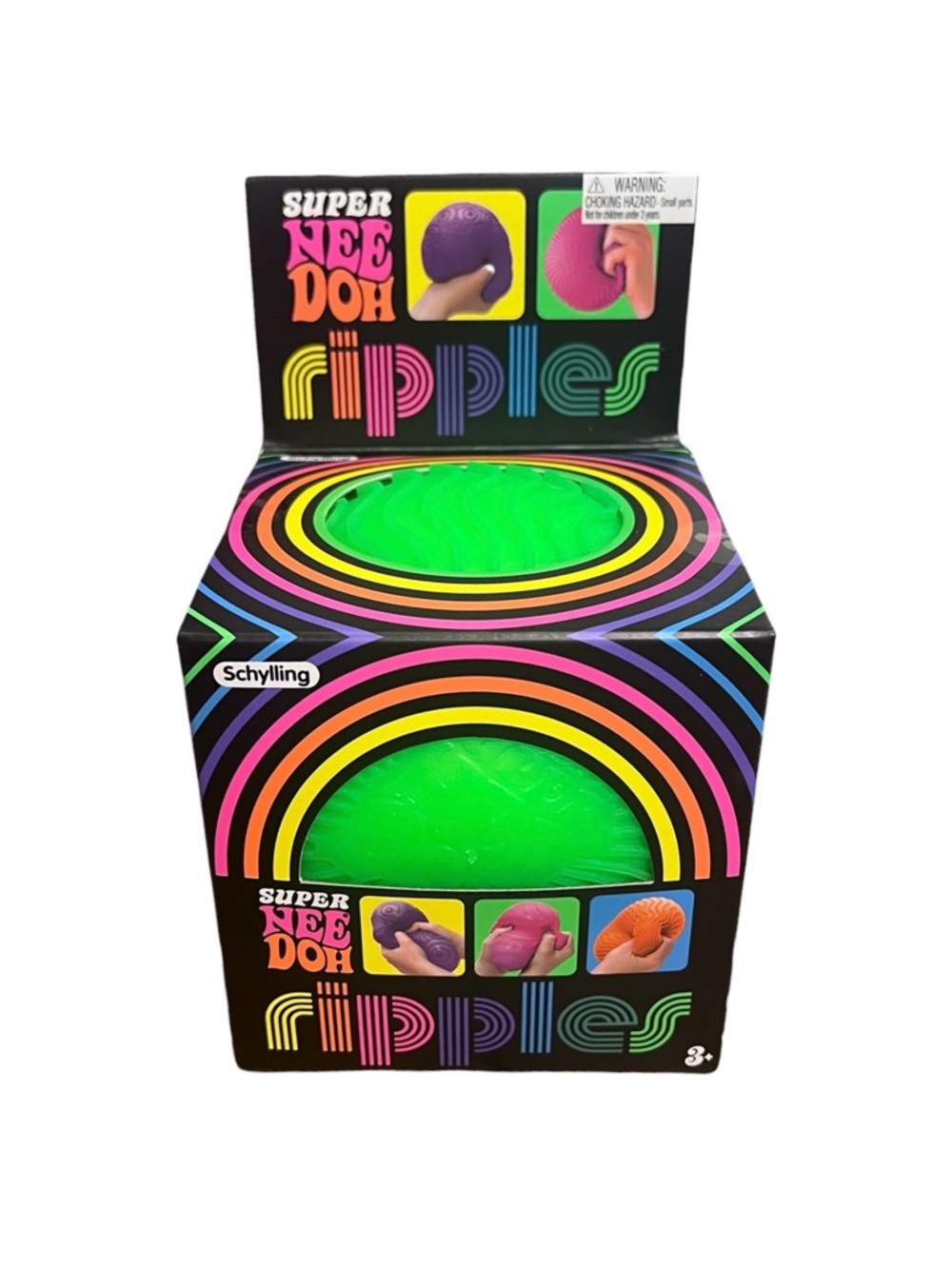 *SUPER RARE* NEEDOH  NeeDoh Ripples XL Green Giant Sensory Squishy